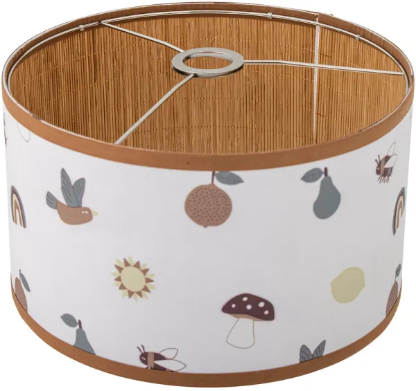Agnes Lampeskærm, Brun, Bambus